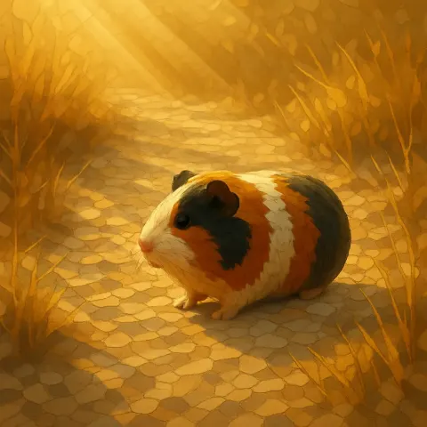 Single Guinea Pig with Plush