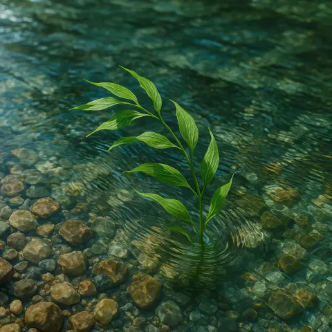 Clear Brook with Pristine Water