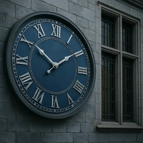 Large Circular Clock