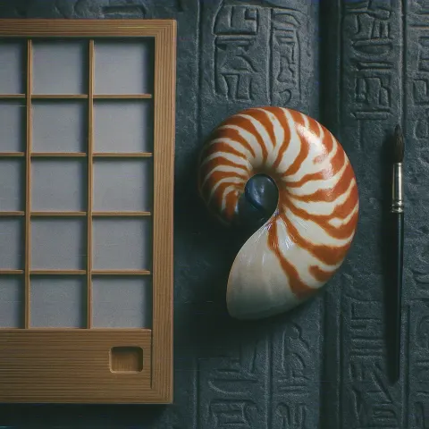 Shoji Screen Panel Sliding Door—its Natural Wood Frame Featuring