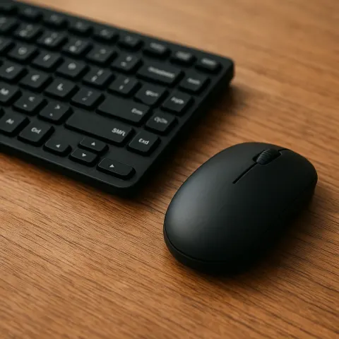 On a Wooden Desk