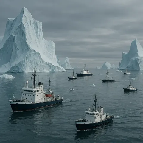 Scattered Flotilla of Research Vessels