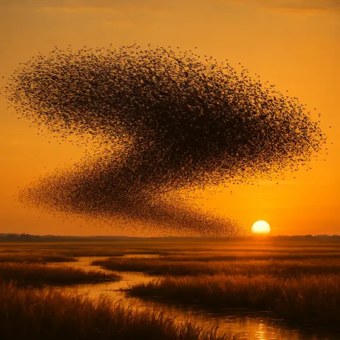 Vast Flock of Birds