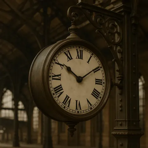 What Type of Clock Was Often Found in Town Squares
