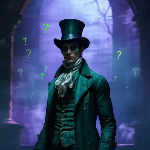 The Riddler in Georgian Finery and Floating Questions