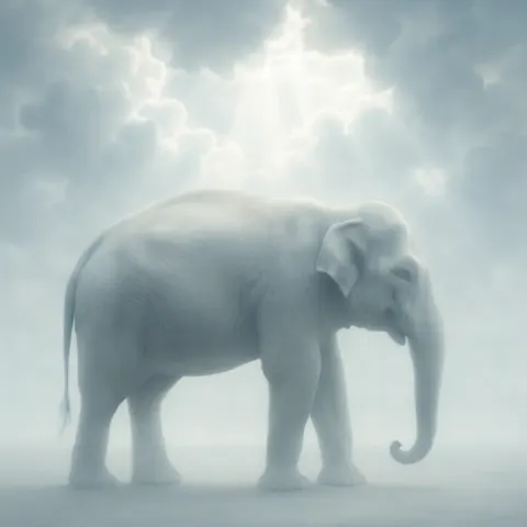 Single Indian Elephant