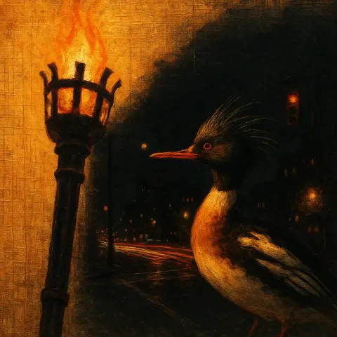 Within a Scene Defined by a Papyrus Texture Background