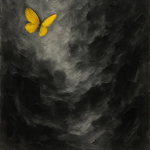 Striking Artwork Dominated by Tones of Gray and Charcoal