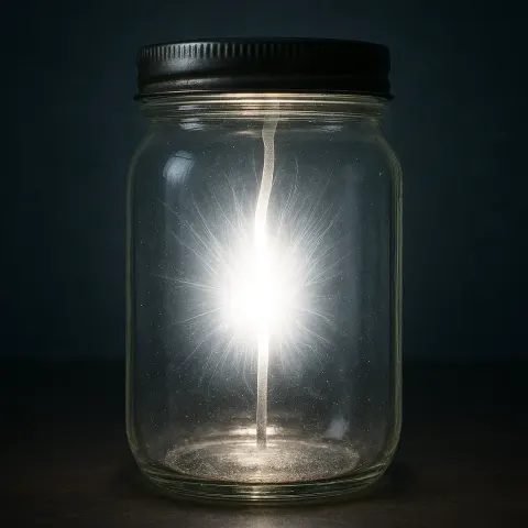 Inside a Sealed Glass Jar