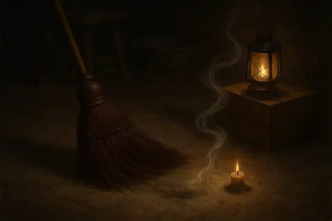 Within a Dimly Lit Room