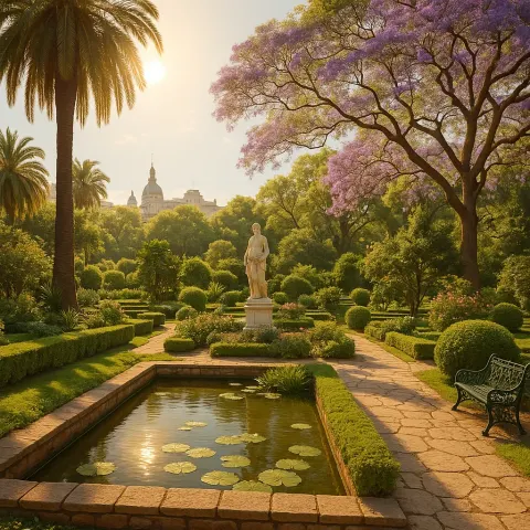 Tranquil Garden Located in Buenos Aires
