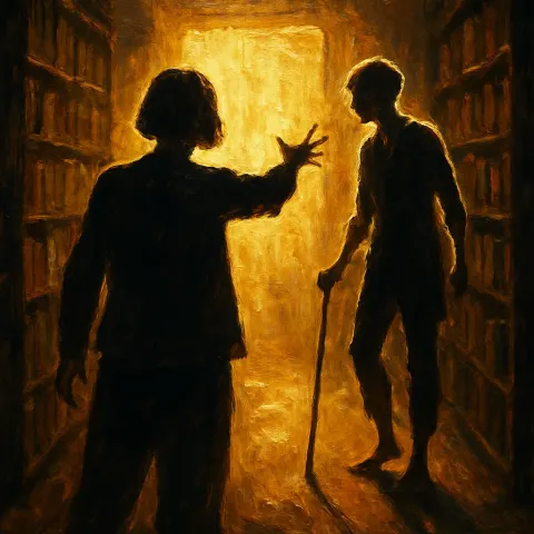 Figure Exuding a Performer's Energy
