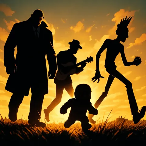 Towering Bald Detective