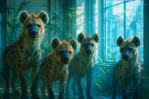 Four Diverse Hyenas