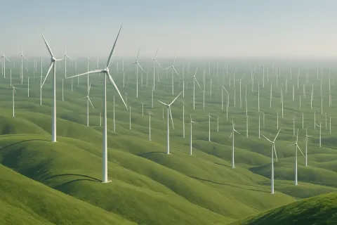 Countless Wind Turbines