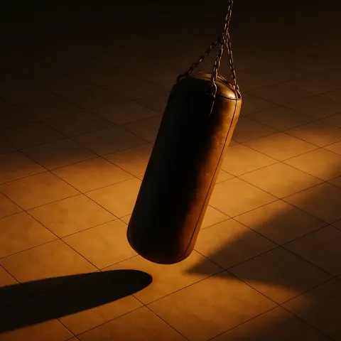 Precisely Rendered Punching Bag Tilts