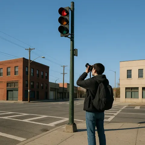 Person Taking a Photo