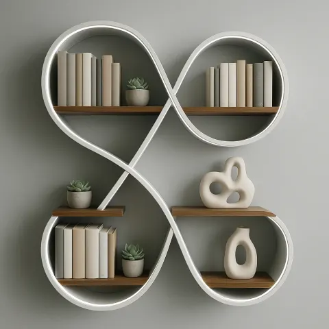 Graph Showcasing a Modern Bookshelf