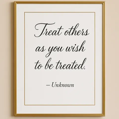 White Canvas Showcases the Elegantly Handwritten Message