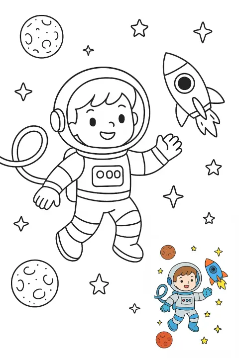 Black-and-white Line Drawing