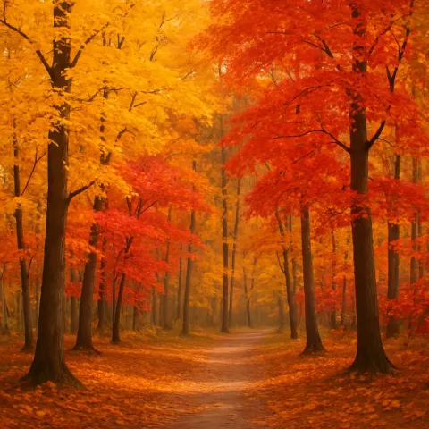 Tranquil Forest Setting