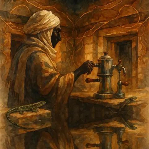 Nomadic Desert Dweller of Middle Eastern Descent