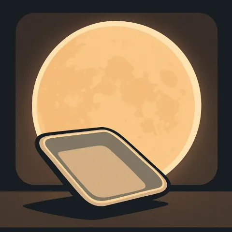 Stylized Iconography Defines an Off-center