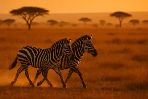 Across the Vast Savanna