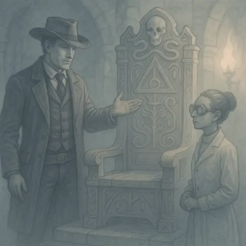 Male Detective Figure in Victorian Attire