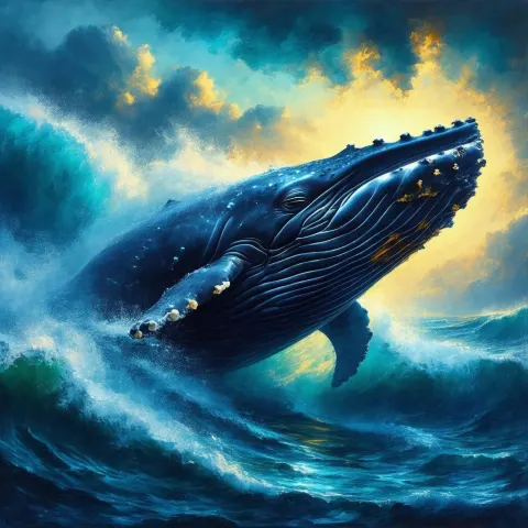 Summoning an Ancient Whale Spirit in Oils