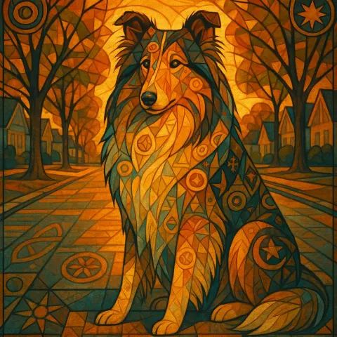 Collie on a Quiet
