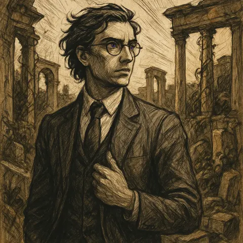 Figure Embodying a Scholar-revolutionary with a Business Professional's