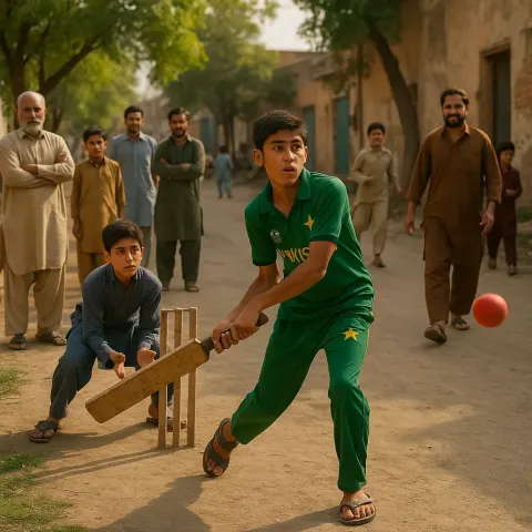Widely Loved Bat-and-ball Sport in Pakistan