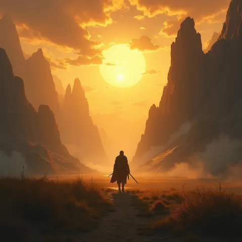 Final Fantasy Vista at Golden Hour