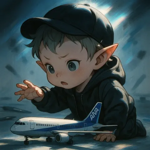 Anime-style Toddler with a Heart-shaped Face