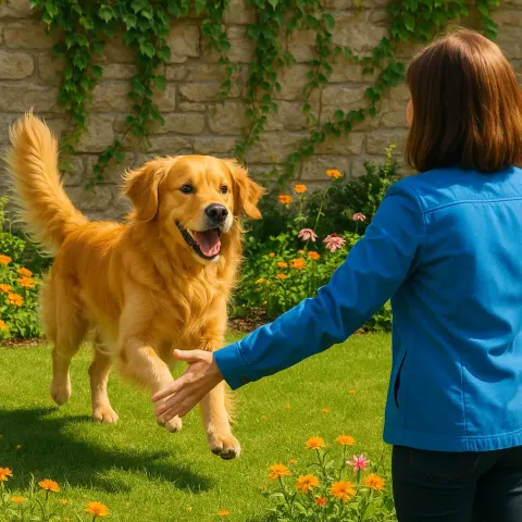 Radiant Golden Retriever with a Lustrous
