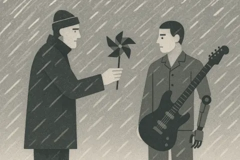 Through a Blinding Blizzard
