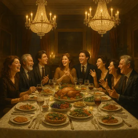 Lavish Dining Space Showcases a Grand