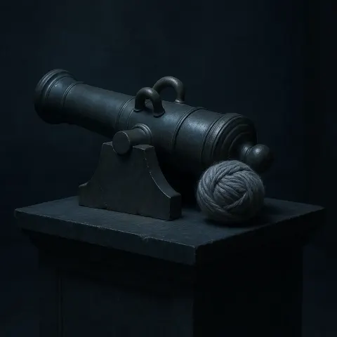 Cannon and Wool Rest in Formal Symmetry on a Mysterious