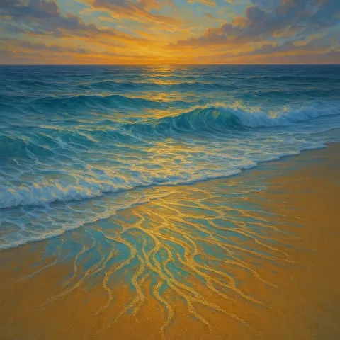 Boundless Ocean Crafted its Secrets Upon the Shore