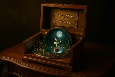 Highly Detailed and Lifelike Side-angle Photograph Portrays a Vintage Wooden
