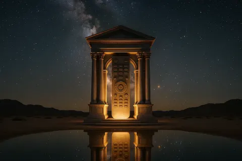 Classical Roman Monument of a Remote Control