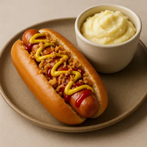 Hot Dog with Mustard