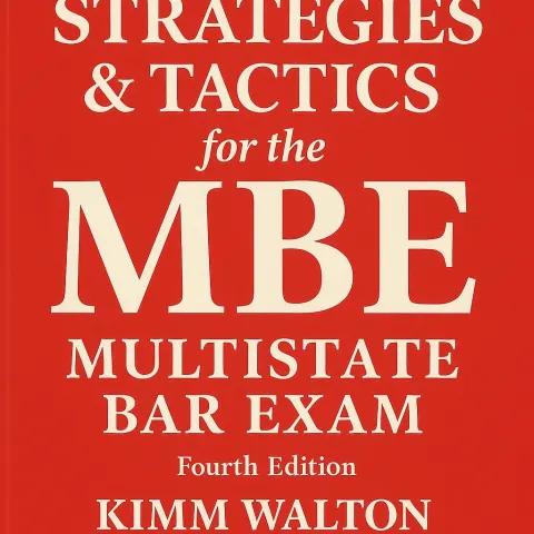 Red Book Cover Titled "Strategies & Tactics for the MBE