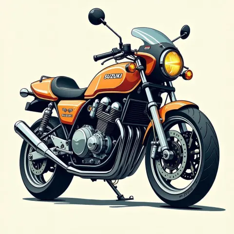 Eighties Suzuki Concept in Anime Sketch