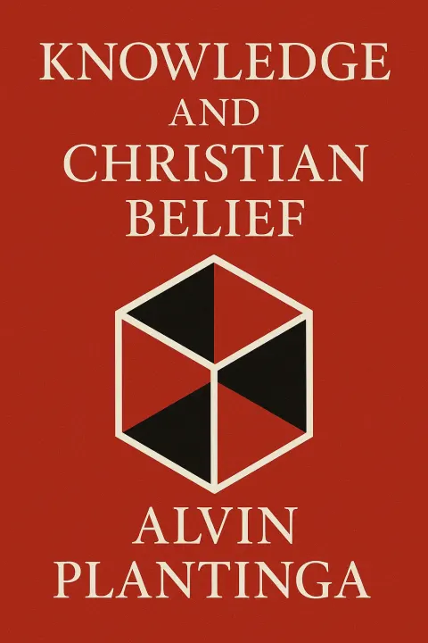 Red Book Cover Featuring a Geometric Cube Design