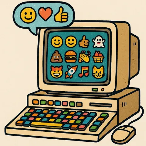 Describe a Peculiar Computer Designed to Communicate Solely Through Vibrant