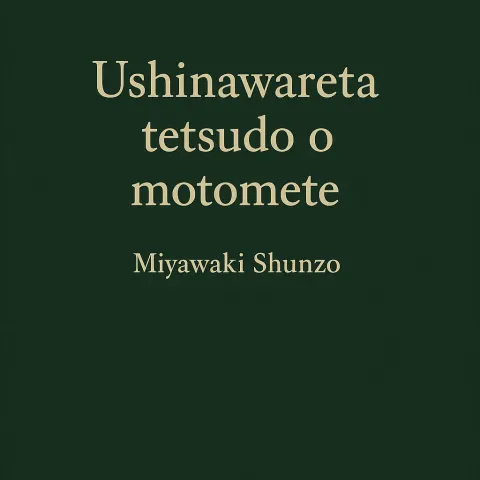 Plain Book Cover with a Dark Green Background and Text