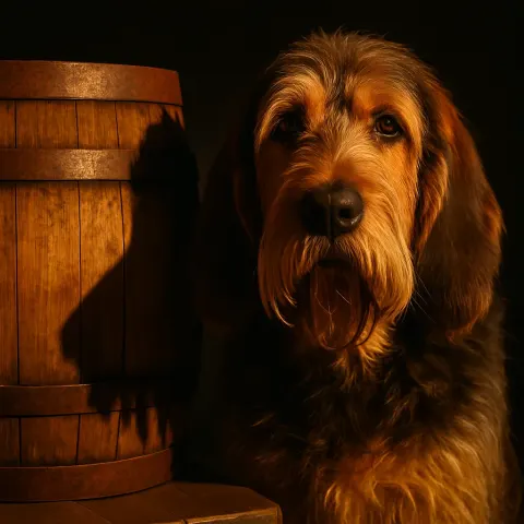 Otterhound—its Large Impressive Head