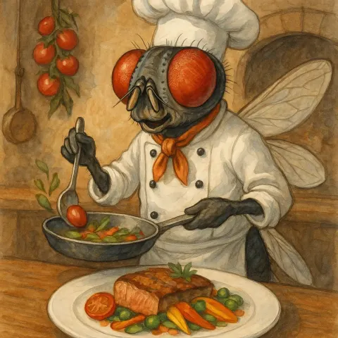 Renowned Chef Emerged from an Ordinary Housefly